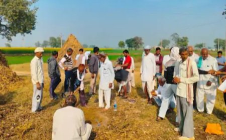 गोविंदगढ़ के न्याना में बनेगी पानी की टंकी:10 साल से ग्रामीण हो रहे परेशान, भूमि पूजन हुआ