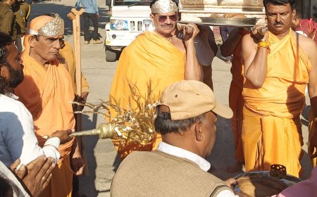 अंतिम दिन अडिन्दा पार्श्वनाथ मेले में खूब भीड़ जमी , भगवान केसरिया नाथ पार्श्वनाथ की शोभायात्रा निकाली