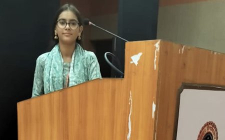 लोकतंत्र की पाठशाला राजस्थान विधानसभा  में पीएम श्री विद्यालय बहज  के  होनहारों की बुलंद की आवाज, राज्य स्तरीय प्रबल कार्यक्रम में दिया अपना उद्बोधन