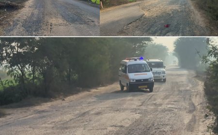 कागजों में चमकीं सड़कें, धरातल पर सिर्फ गड्ढे: गोविंदगढ़-रामगढ़ -सीकरी-जालूकी मार्ग पर जान जोखिम में डाल रहे वाहन चालक