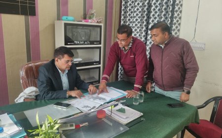 अतिरिक्त जिला कलेक्टर ने किया उपखंड कार्यालय नारायणपुर का निरीक्षण