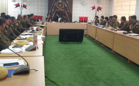 जयपुर रेंज आईजी ने ली बैठक, नए कानून के बारे में पुलिस अधिकारियों को दिए निर्देश