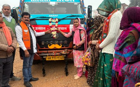 विकास रथ पहुंचा ग्राम पंचायत दीवली, भाग्यश्री जगदीश मीना ने गिनाई विकास कार्यों की उपलब्धियां