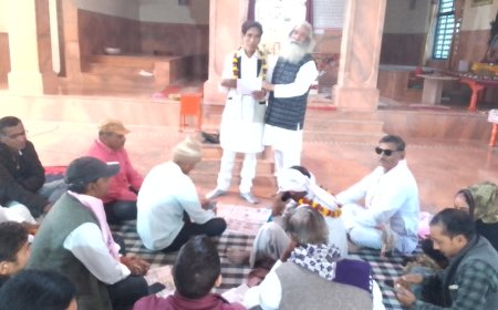 अरावली बचाओ अभियान के तहत मनकसास में हुआ बैठक का आयोजन 