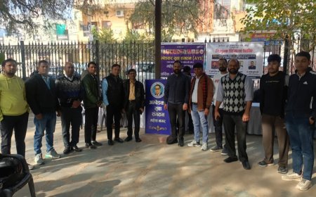 स्वास्थ्य परीक्षण निःशुल्क चिकित्सा शिविर हुआ सम्पन्न