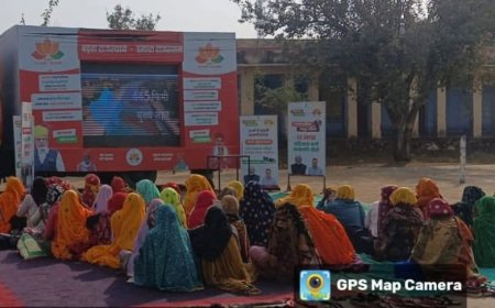 सुशासन सप्ताह में ग्रामीणों को घर बैठे मिल रहा है योजनाओं का लाभ