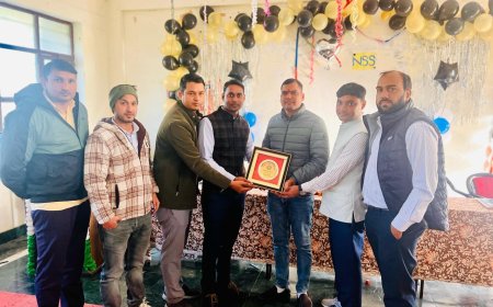 राष्ट्रीय सेवा योजना के शिविर “नैतिक शिक्षा “थीम के साथ आयोजित