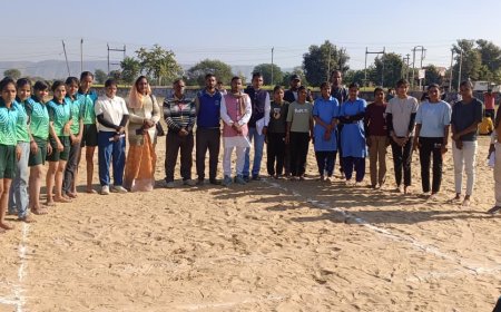 ब्लॉक स्तरीय खेलकूद प्रतियोगिता का हुआ आयोजन, 370 खिलाड़ियों ने लिया हिस्सा