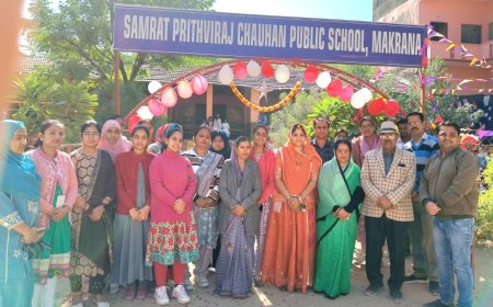 सम्राट स्कूल में मनाया गया क्रिसमिस और तुलसी पूजन दिवस