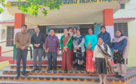 अतिरिक्त निदेशक ने किया सकट पीएम श्री स्कूल व राजपुर बड़ा केजीबी विधालय का निरीक्षण