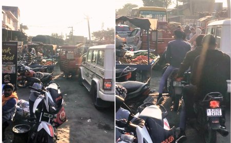 गोविंदगढ़ में भीषण जाम से लोग परेशान: लोग बोले-कई बार शिकायत की, कोई समाधान नहीं हुआ