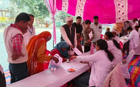 महुवा में क्षारसूत्र शल्य नि:शुल्क चिकित्सा शिविर में 1100 रोगियों को मिला निशुल्क इलाज