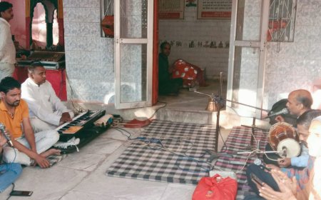 ठाकुरजी को लगाया षौष बड़ा प्रसादी का भोग, सामुहिक सुन्दर काण्ड का हुआ आयोजन