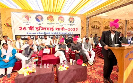 मकराना में 90 जोड़े बने हमसफ़र, 26वां सामूहिक विवाह सम्मेलन हुआ आयोजित