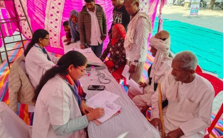 महुवा में क्षारसूत्र शल्य निशुल्क चिकित्सा शिविर में सोमवार तक 2038 मरीजों की ओपीडी 121  रोगियों की शल्य चिकित्सा का मिला लाभ