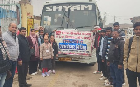 बच्चों ने बृज विश्वविद्यालय एवं संग्रहालय का भ्रमण कर लिया भौगोलिक व ऐतिहासिक ज्ञान