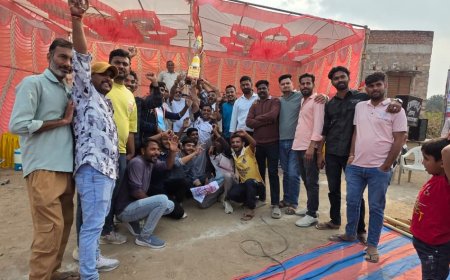 गुंडा ऐदला ने जीता क्रिकेट प्रतियोगिता का खिताब