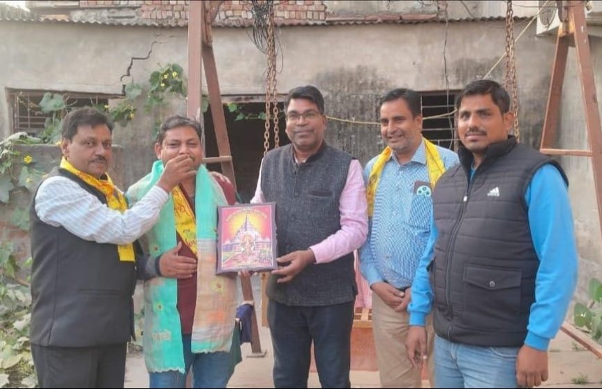 लोकदल शहर महामंत्री हरीश चंद गर्ग  का स्वागत