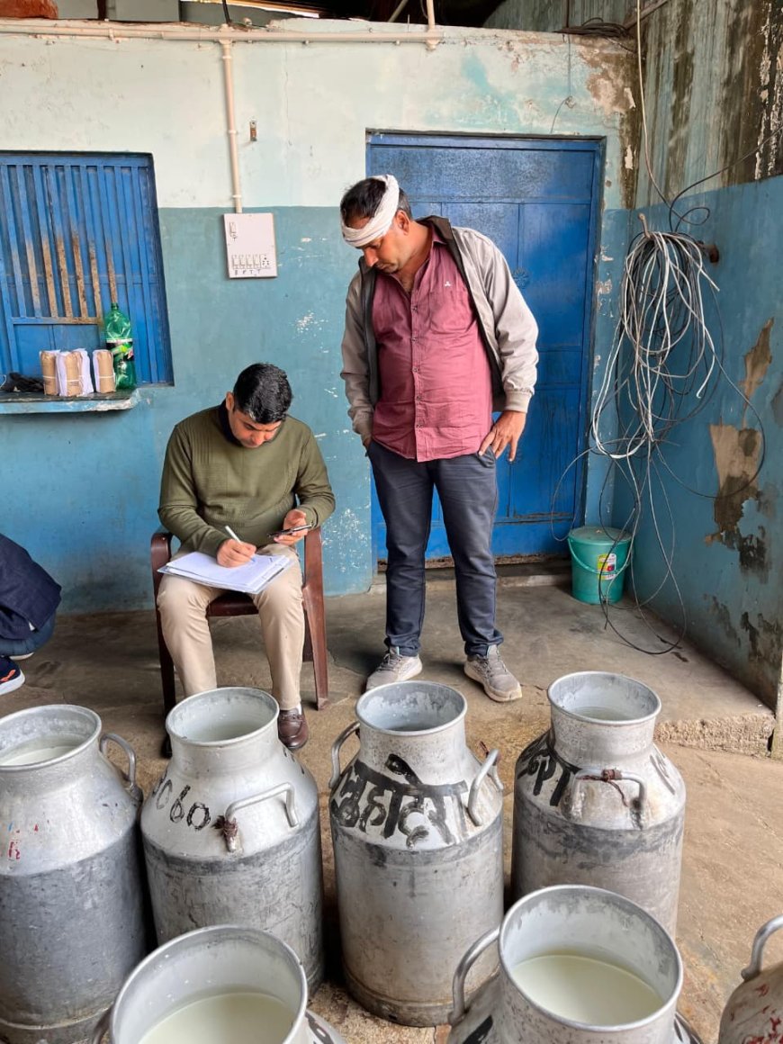 खाद्य सुरक्षा विभाग की कार्रवाई: खैरथल-तिजारा में मिलावटी मिठाई बनाने के दो गोदाम सील, खाद्य सुरक्षा को लेकर विशेष अभियान शुरू