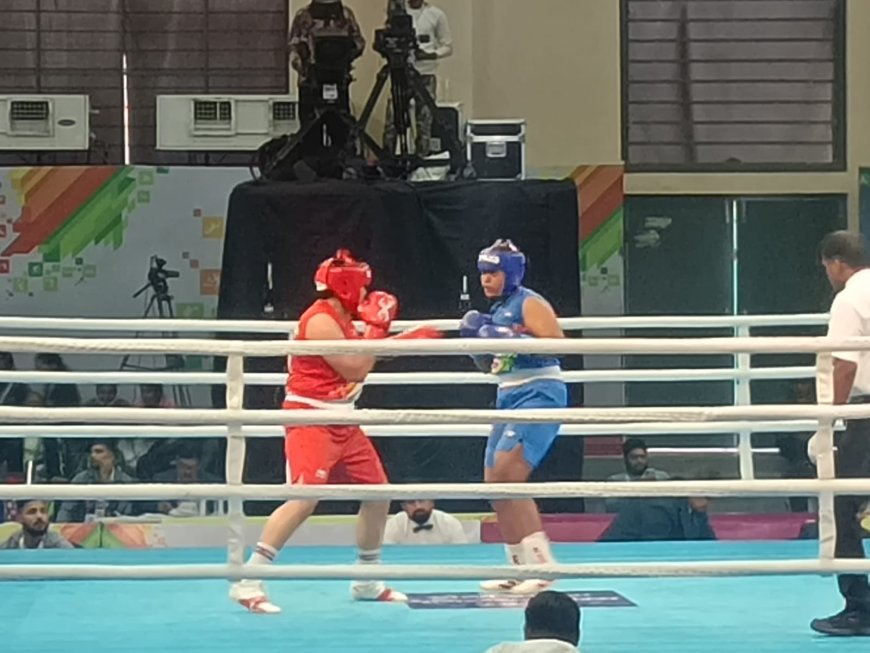 खेलो इंडिया यूनिवर्सिटी गेम्स के तीसरे दिन बॉक्सिंग के हुये रोचक मुकाबले