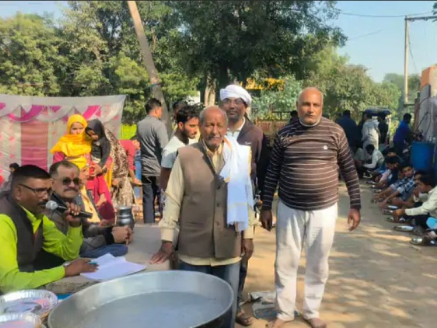 गोविंदगढ़ में शिव महापुराण कथा का समापन: हवन यज्ञ के बाद हजारों श्रद्धालुओं ने प्रसाद ग्रहण किया
