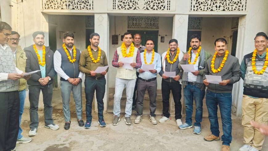 रामगढ़ पटवार संघ के लोकेश यादव को निर्विरोध अध्यक्ष, रोबिन शेरावल चुने गए उपाध्यक्ष