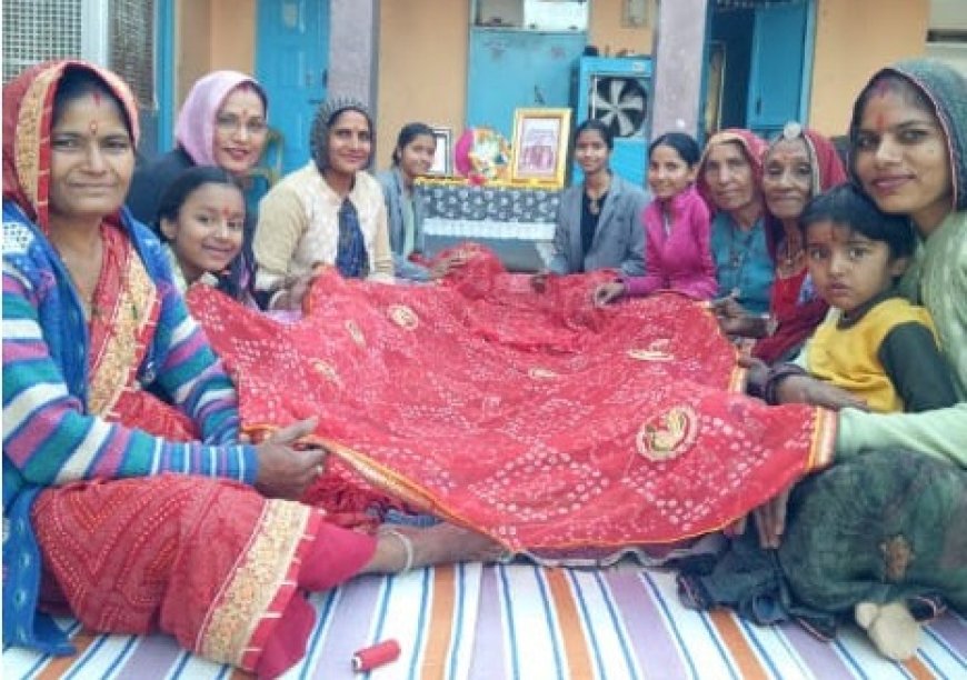 3 जनवरी को उदयपुरवाटी से शाकंभरी सकराय धाम तक निकलेगी पैदल विशाल चुनरी यात्रा,  कुआं बांकली पर महिलाओं ने लगाई माता की चुनरी के बूटियां