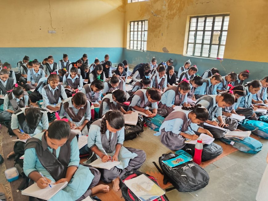 बड़ौदामेव के बालिका विद्यालय में सतत विकास प्रतियोगिताएं आयोजित: ग्रीन ग्रोथ विषय पर छात्रों ने उत्साह से लिया भाग