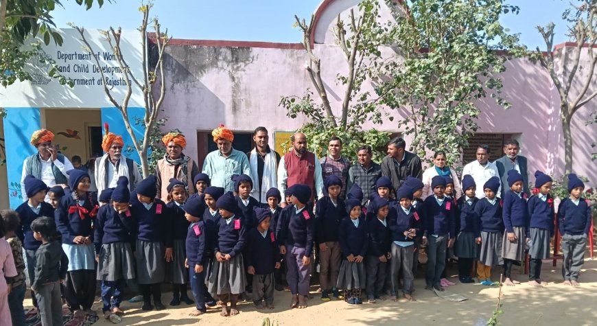 भामाशाह ने सरकारी मिडल स्कूल कल्याणपुरा में विद्यार्थियों को गर्म वस्त्र वितरण किए