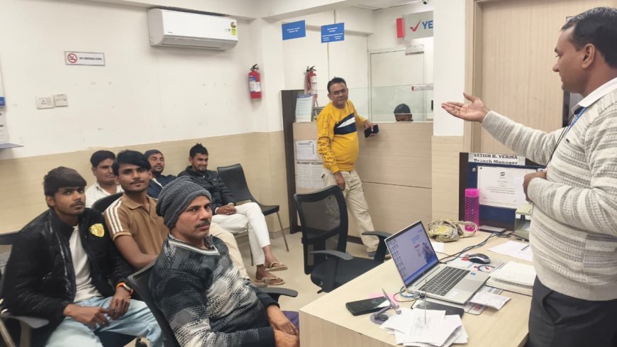 यस बैंक में दी ग्राहकों को वित्तीय साइबर धोखाधड़ी के बचाव की जानकारी