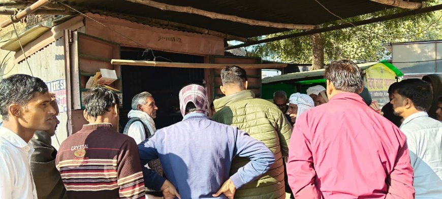 चाय बनाने वाले के खोखे में रखा सिलेंडर चोरी