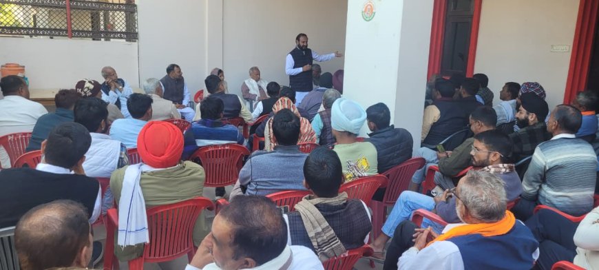 भाजपा सरकार के 2 वर्ष पूरे होने पर होगा रथयात्रा का आयोजन: रामगढ़ विधायक सुखवंत सिंह ने कार्यकर्ताओं के साथ की बैठक