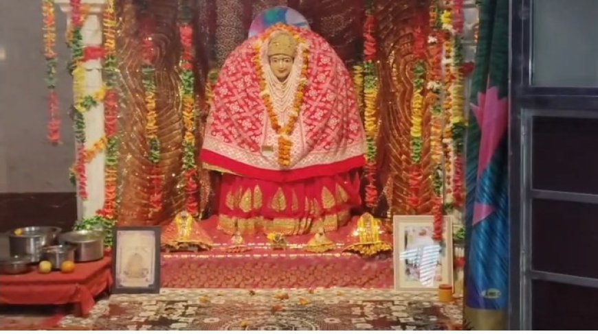 दुर्गा मंदिर को चोरो ने बनाया निशाना;  छत्र, मुकुट सहित अन्य सामान किया पार 