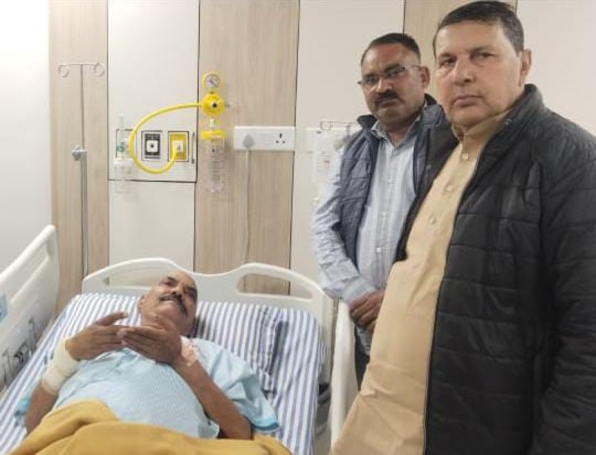 विधायक कोली के स्वास्थ्य में सुधार , भाजपा नेता पूछ रहे कुशलक्षेम
