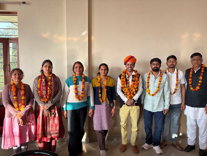 दिनेश शर्मा पुनः निर्विरोध पटवार संघ अध्यक्ष व प्रियंका सेन महामंत्री निवार्चित