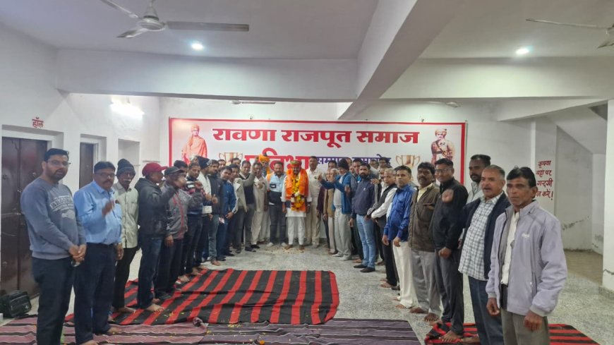 कोषाध्यक्ष निर्वाचित होने पर भेसाणा का किया स्वागत