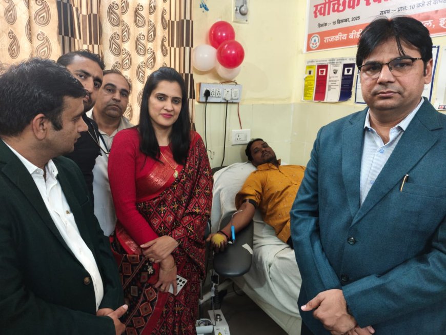 राजकीय बीडीके अस्पताल में आरोग्य शिविर में 3116 आमजन लाभांवित, रक्तदान शिविर में 13 आमजन ने किया रक्तदान