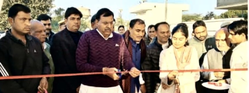 खैरथलः प्रदर्शनी का शुभारंभ, विकास पुस्तिका का हुआ विमोचन