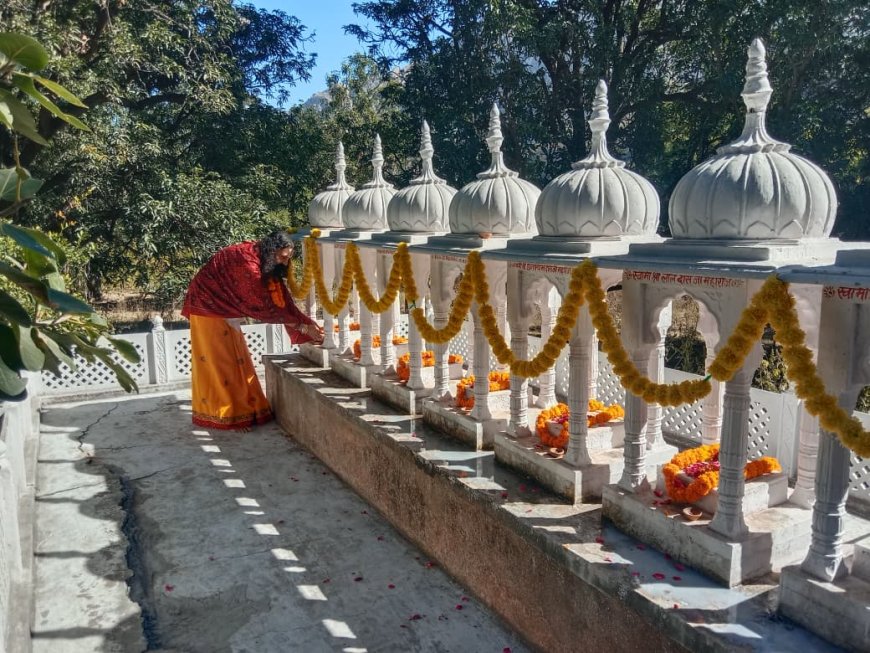 सिद्ध पीठ वेंकटेश बालाजी मंदिर परिसर में संत दास जी महाराज की मनाई नवी पुण्यतिथि