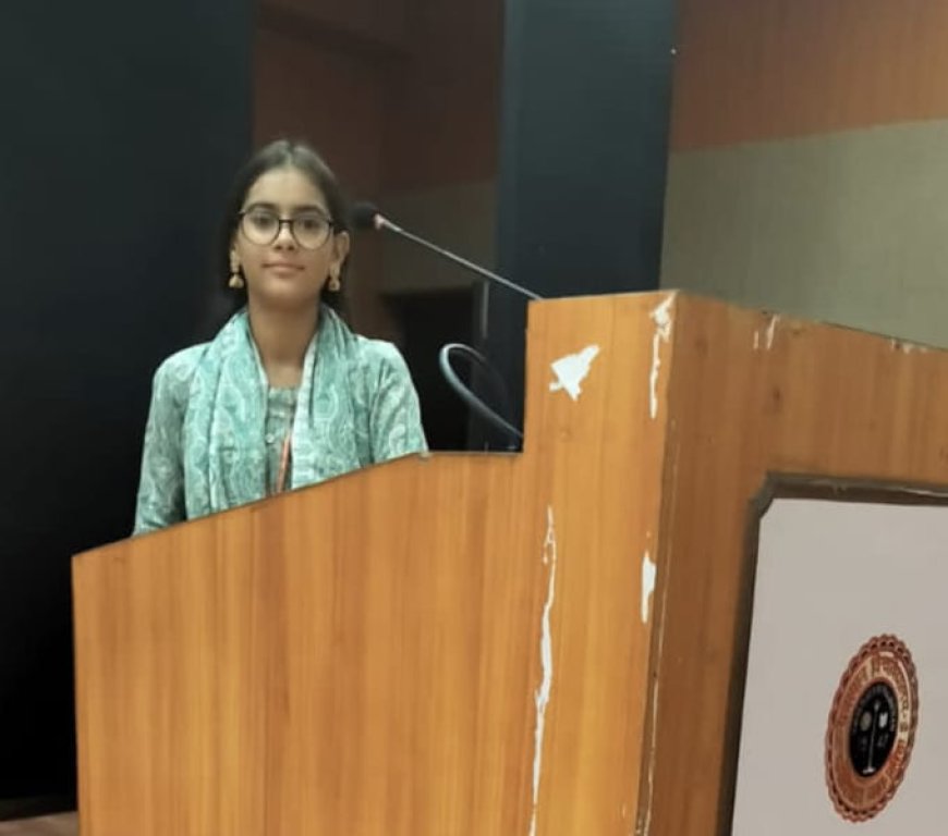 लोकतंत्र की पाठशाला राजस्थान विधानसभा  में पीएम श्री विद्यालय बहज  के  होनहारों की बुलंद की आवाज, राज्य स्तरीय प्रबल कार्यक्रम में दिया अपना उद्बोधन