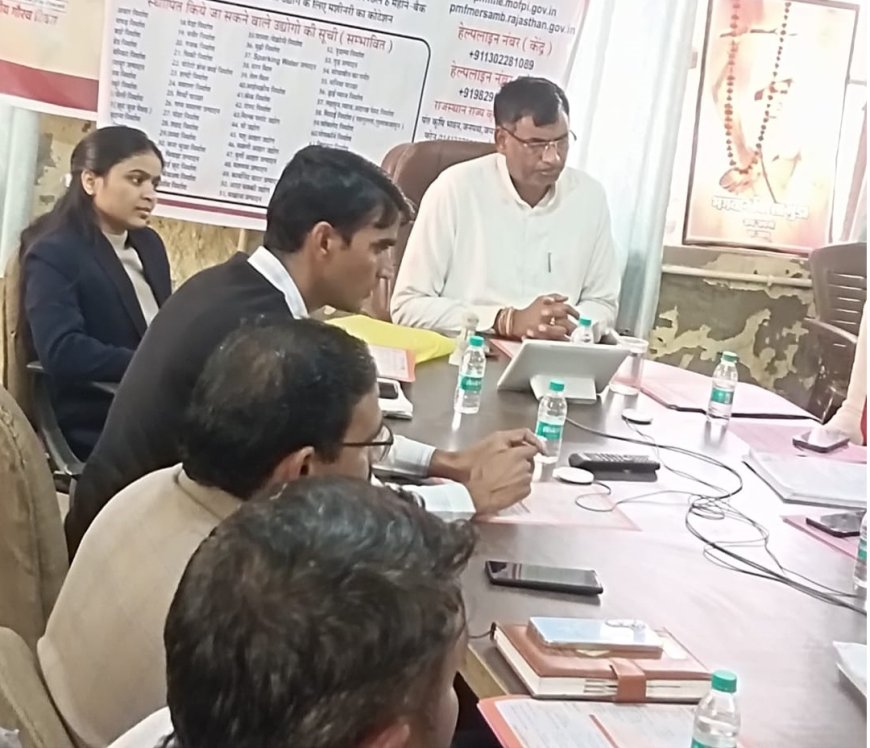 प्रधानमंत्री सूक्ष्म खाद्य उद्योग उन्नयन योजना हेतु कार्यशाला आयोजित