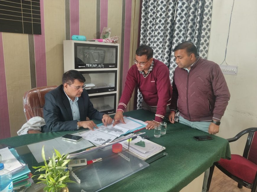 अतिरिक्त जिला कलेक्टर ने किया उपखंड कार्यालय नारायणपुर का निरीक्षण