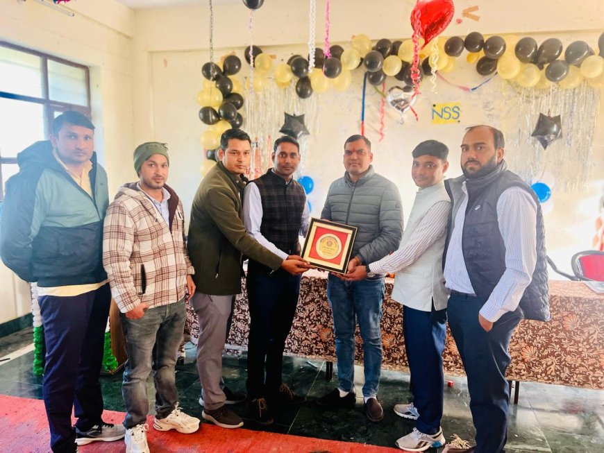 राष्ट्रीय सेवा योजना के शिविर “नैतिक शिक्षा “थीम के साथ आयोजित