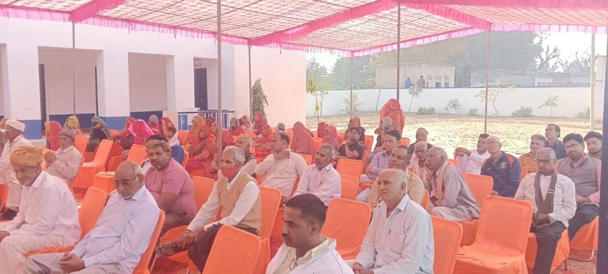 बड़ा गाँव में मनाया गया  विश्व ध्यान दिवस