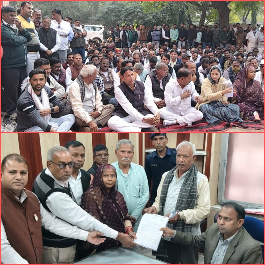 आंकेडी सरपंच  तोलाराम मीणा का परिवार दहशत मे नरेश मीणा के समर्थकों से जान का खतरा