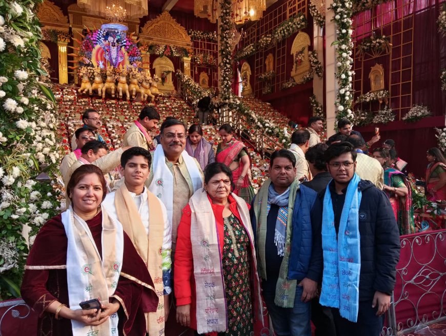 श्री गिरिराज धरण के जयकारे के साथ दिव्य छप्पन भोग महोत्सव का समापन