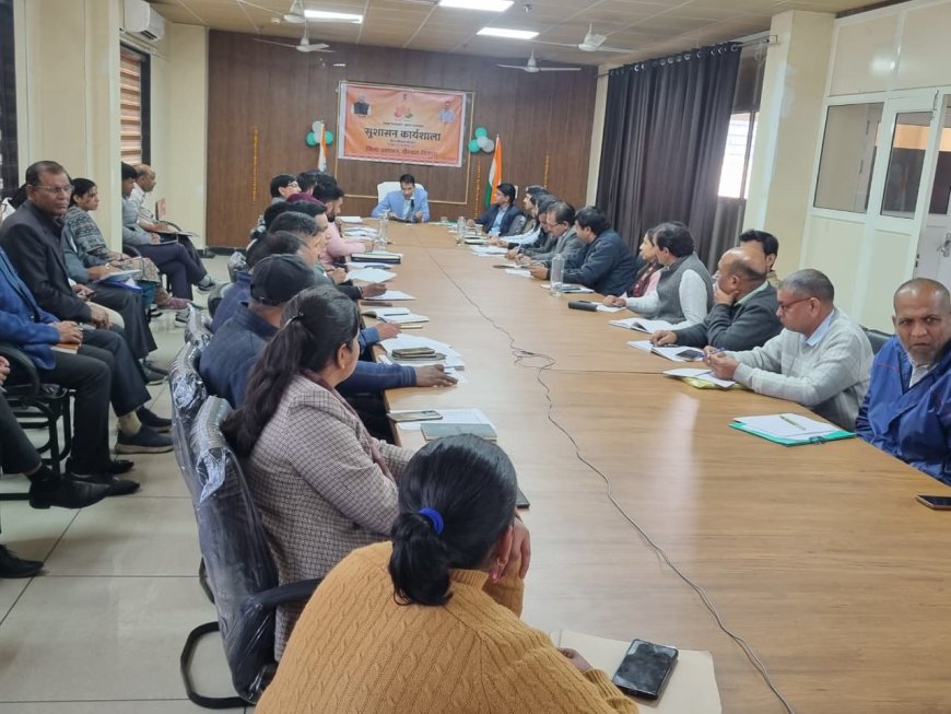 सुशासन कार्यशाला का हुआ आयोजन, जिला कलक्टर की अध्यक्षता में आयोजित हुई सड़क सुरक्षा समिति की बैठक