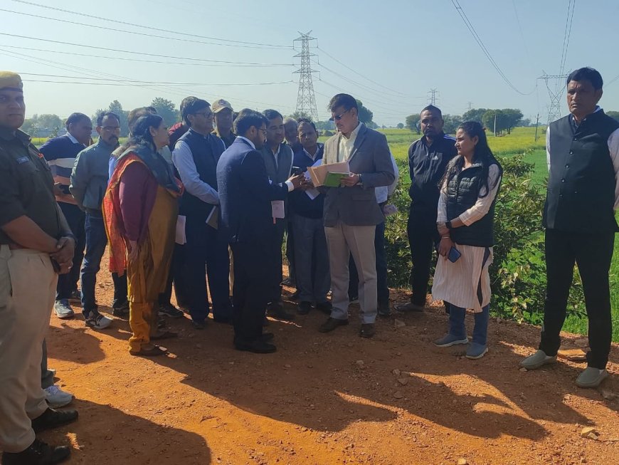 विधायक निधि में कमीशनखोरी मामला, अतिरिक्त मुख्य सचिव ने किया विकास कार्यों का निरीक्षण