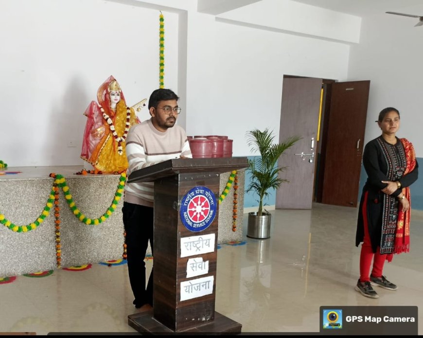 राष्ट्रीय सेवा योजना के छठे दिन की शुरुआत ध्यान योग एवं व्यायाम से हुई