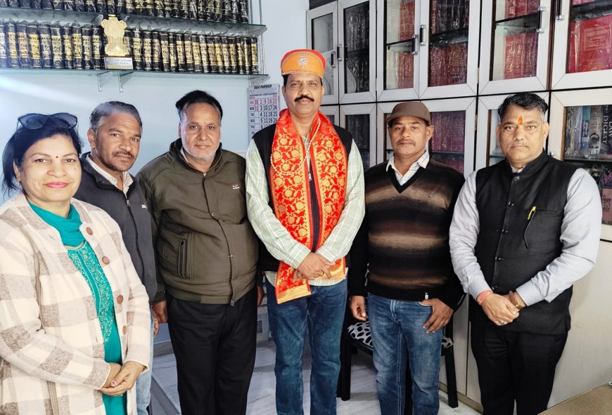राजस्थान पत्रकार परिषद ने किया, जिला अभिभाषक संस्था के नवनिर्वाचित अध्यक्ष राठौड़ का स्वागत